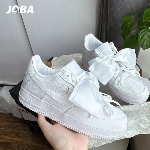 Giày Sneaker Joba Af1 Nơ Trắng