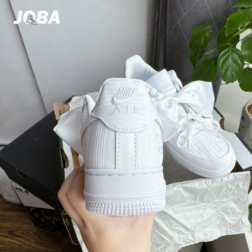 Giày Sneaker Joba Af1 Nơ Trắng