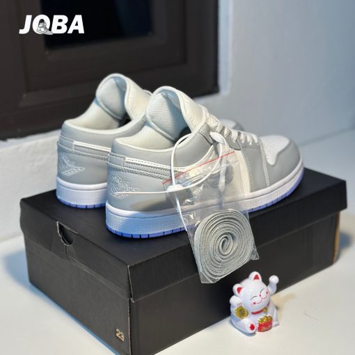 Giày Sneaker Joba Jordan 1 Low White Wolf Grey